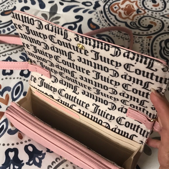 NWT Juicy Couture pink crossbody bag - Picture 6 of 9